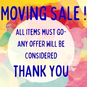 MOVING SALE